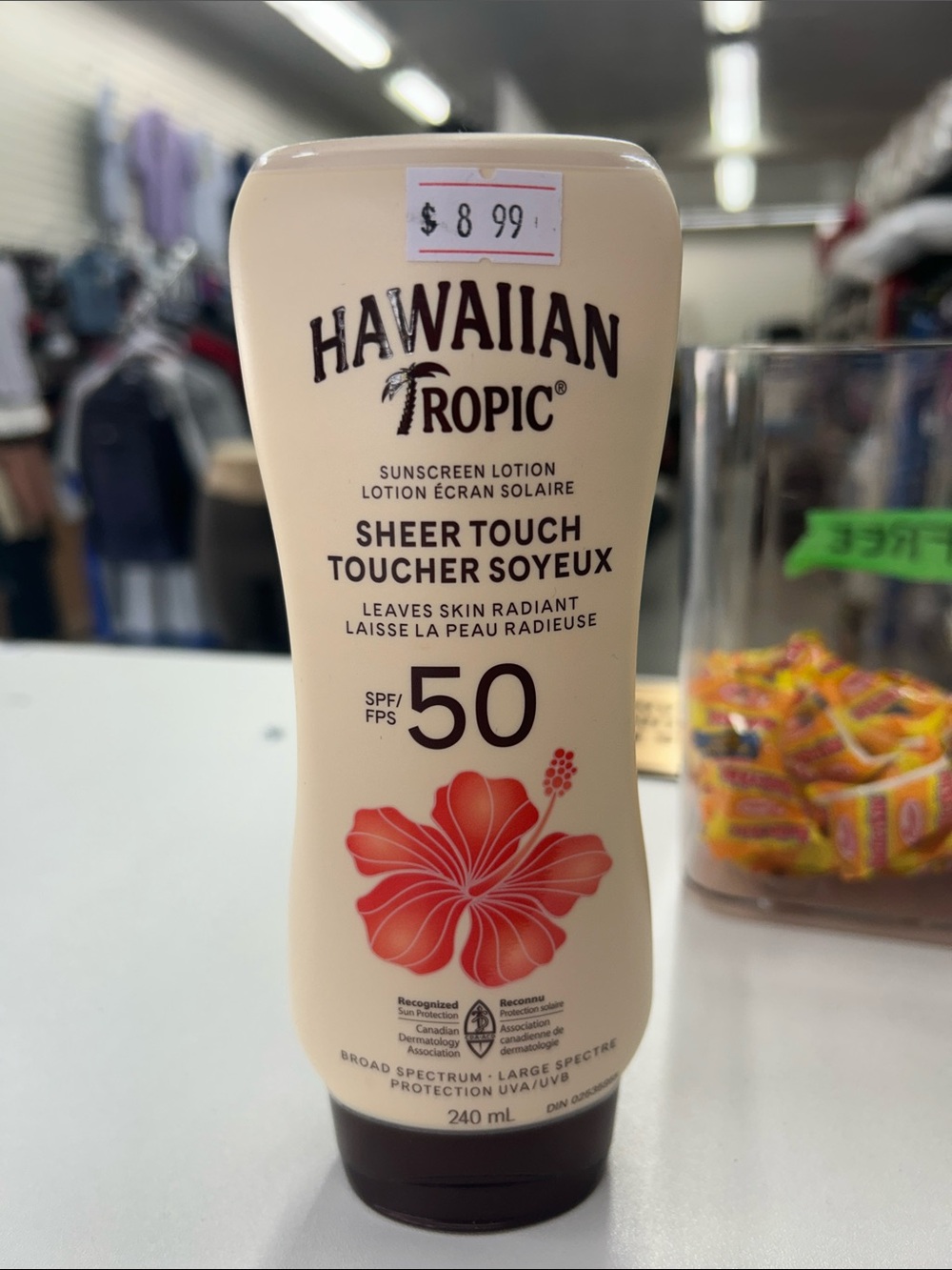 Hawaiian Tropic Sheer Touch SPF 50 Sunscreen Lotion - Cream